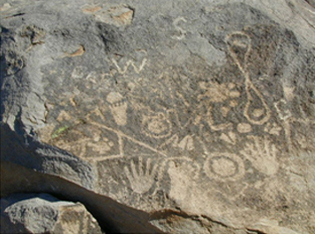 Photo of Petroglyphs.